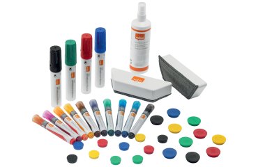 Kit de accesorios para pizarra blanca 
Kit de accesorios para pizarra blanca