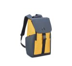 Mochila para portátil 15" Securflap 1 compatimento protección PC Amarillo Delsey