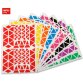 Gommettes formes triangulaires Apli tailles et couleurs assorties - Pochette de 2160