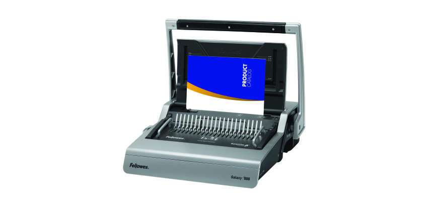 Encuadernadora de canutillo de plástico Fellowes Eléctrica Galaxy E 500