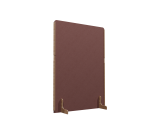 Cloison acoustique Emmie Flexmute en PET - sur pieds en bois massif  L 120 x H 170 cm