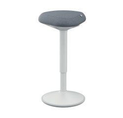 Taburete Active con asiento Comfort Leitz Ergo - Intensivo - Gris - Gris oscuro