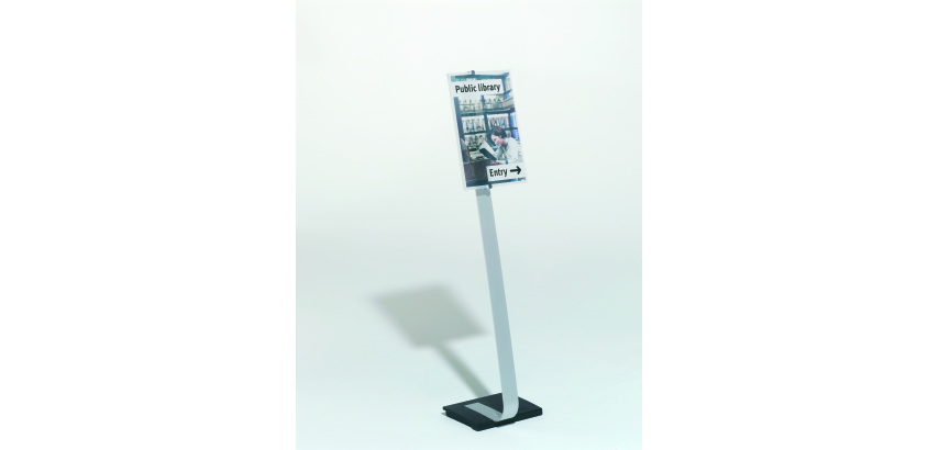 Support d'information sur pied CRYSTAL SIGN® STAND A3