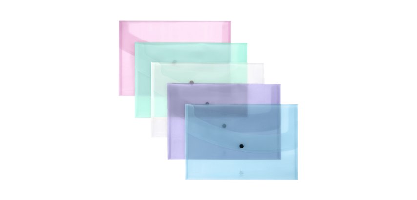 Pochettes de rangement à scratch A4 paysage Propysoft Viquel - sachet de 5