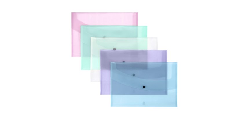 Pochettes de rangement à scratch A4 paysage Propysoft Viquel - sachet de 5