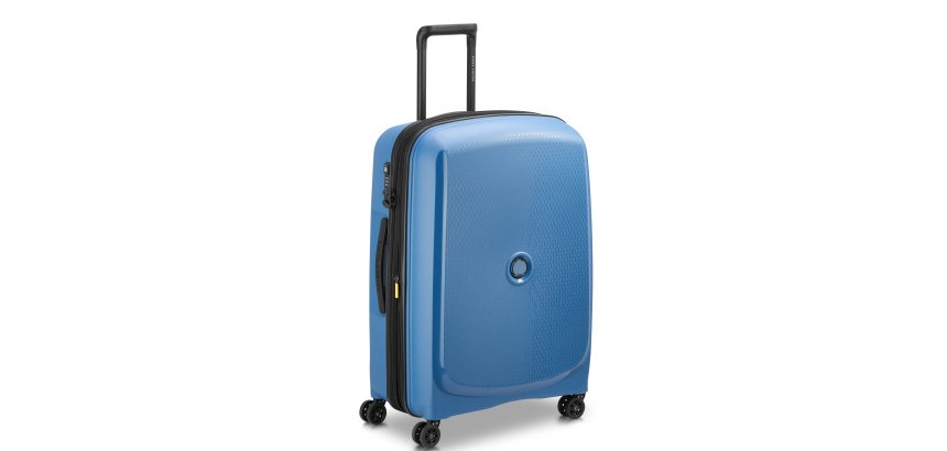 Belmont Plus valise extensible 4 doubles roues 71 cm bleu