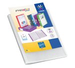 Protège-documents personnalisable Propyglass Viquel polypropylène A4 20 pochettes - 40 vues incolore