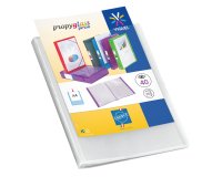 Protège-documents personnalisable Propyglass Viquel polypropylène A4 20 pochettes - 40 vues incolore