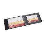 Classeur 4 anneaux plastifié CREATIV'GALLERY VIQUEL A3 format paysage - Dos 4 cm - coloris noir