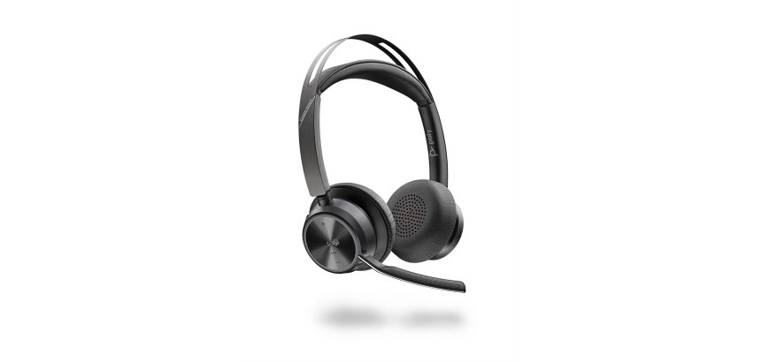 Auricular inalámbrico bluetooth HP Poly Voyager Focus 2 UC-M USB-A - Biaural - Certificado Teams