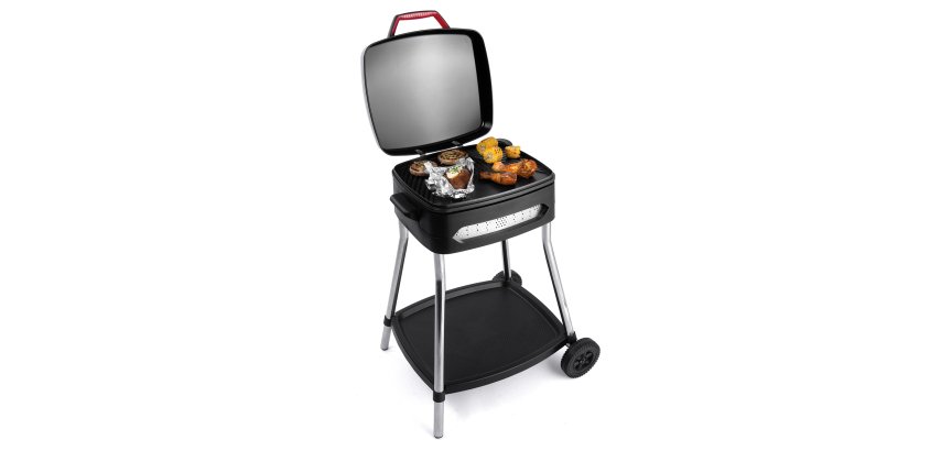 FRITEL BBQ 3278 Elektrogrill mit Deckel und Rollen