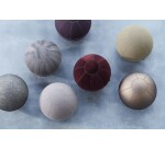 Ergonomischer Ballon Office Ballz Götessons 65 cm, Stoff Mica mit schwarzem Reißverschluss