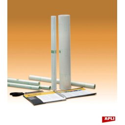 Couvre-livre adhésif repositionnable en rouleau Apli - 0,50 x 10 m