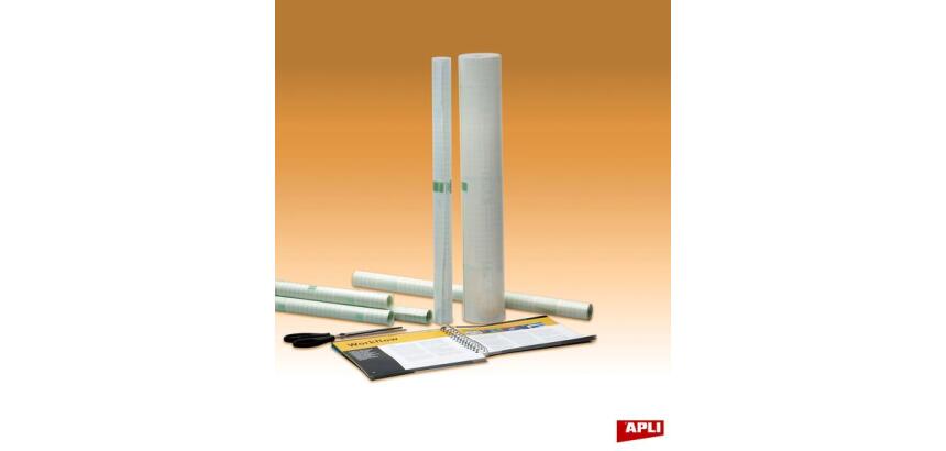 Couvre-livre adhésif repositionnable en rouleau Apli - 0,50 x 10 m
