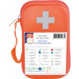 Trousse de secours Artisan 2/4 personnes en PU orange