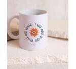 Taza "Y que pase lo que tenga que pasar" 350ml, cerámica 
