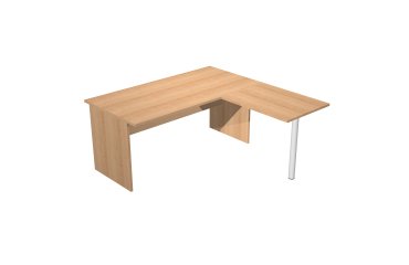 Mesa oficina Presto pata panel An 160 cm ala lateral