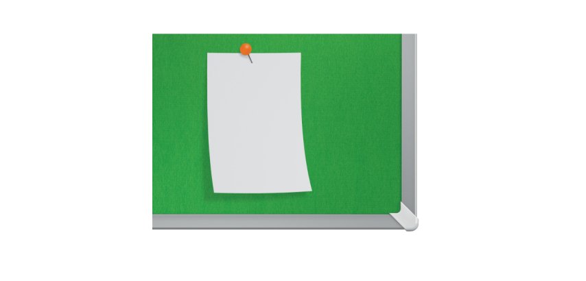 Tablero de anuncios de fieltro de formato panorámico Nobo Impression Pro de 1220x690 mm