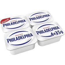 Queso Philadelphia Crema Monodosis 35 g x 4 - Caja de 10 unidades