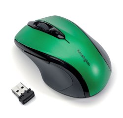 Ratón óptico Kensington Pro Fit™ inalámbrico mediano, verde
