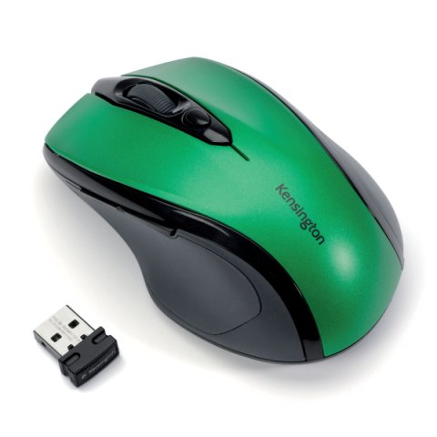 Ratón óptico Kensington Pro Fit™ inalámbrico mediano, verde
