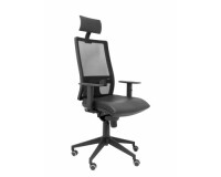 Silla Horna similpiel negro