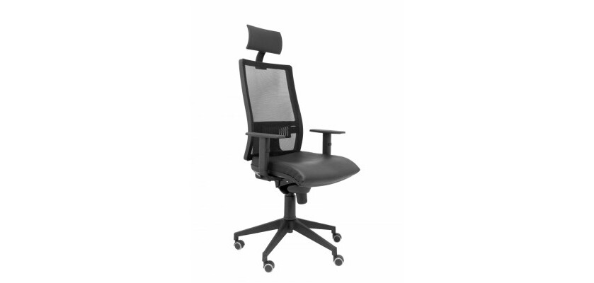 Silla Horna similpiel negro