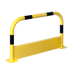 Arceaux avec plinthes en tôle de protection Droit : Longueur 1 m x HT 64 cm
