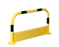 Arceaux avec plinthes en tôle de protection Droit : Longueur 1 m x HT 64 cm
