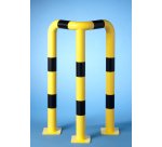 Barrières de protection en angle 64 x 64 x HT 120 cm Tube Ø 89 x 3,2 mm d'épaisseur