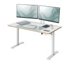 Bureau assis-debout électrique - compact 120 x 70cm - Blanc - Leitz Ergo