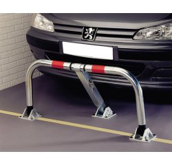 Barrière de parking 3 pieds rabattable indéformable
