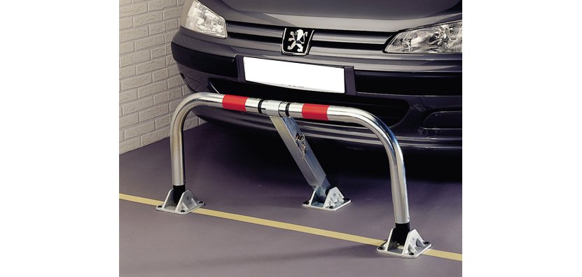 Barrière de parking 3 pieds rabattable indéformable