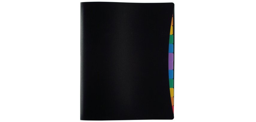 Trieur 12 compartiments à onglets Rainbow Class - Viquel-  25  x 32 x 1,2 cm