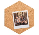 (6 unid)Tablero hexagonal corcho autoadhesivo 10mm (6 unid)