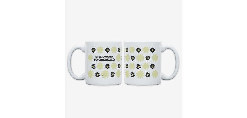 Taza "Mi gato manda yo obedezco"