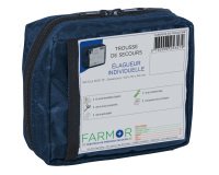 Trousse de secours individuelle Élagueur en tissu bleu