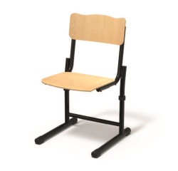 Chaise luge réglable Fabiano hêtre - Taille 3 à 6 - Ecole maternelle  à primaire (M3/P6)