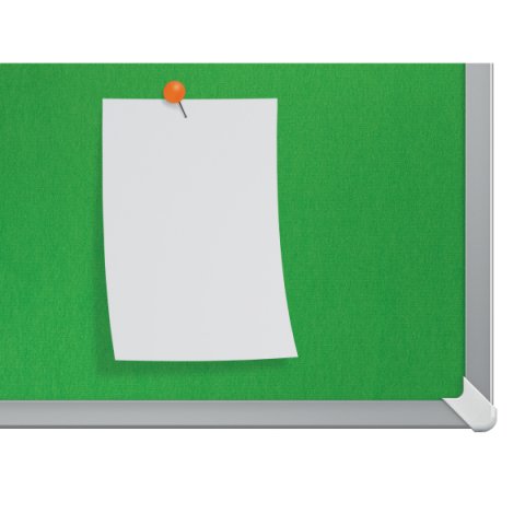 Tablero de anuncios de fieltro de formato panorámico Nobo Impression Pro de 1880x1060 mm - Verde - 1550x870mm