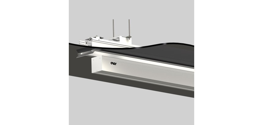 ORAY Sous-Face d'encastrement pour écran SQUAR base 150