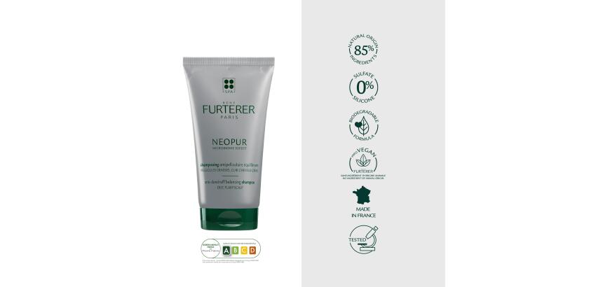 René Furterer Shampooing équilibrant pellicules grasses Neopur - Tube de 150 ml