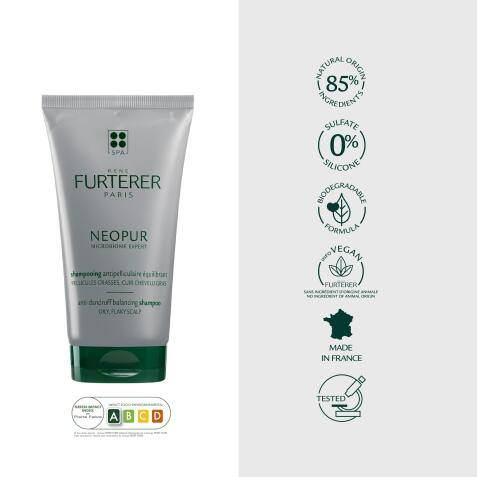 René Furterer Neopur shampooing équilibrant pellicules grasses 150ml  
