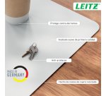 Alfombrilla de escritorio grande de cuero Leitz - Gris claro
