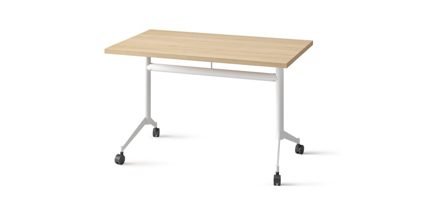 Table rabattable POLLY L.120 x P.70 cm Plateau Chêne