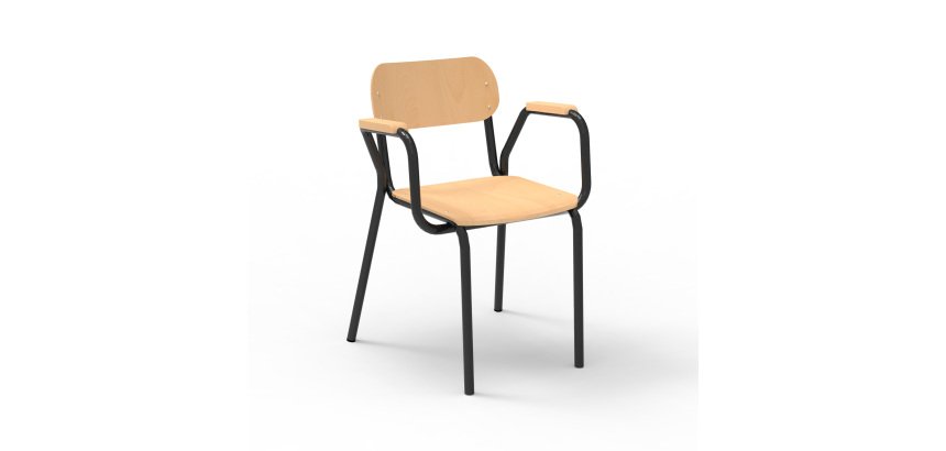 Fauteuil professeur Fabiano avec accoudoires - Taille T6