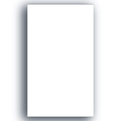 Elément intermédiaire Ht 195 x 115 cm émaillé blanc pour Mur d'écriture Liberté