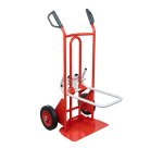 Diable porte-chaises acier 250/70 kg bavette réglable poignée à garde roue caoutchouc