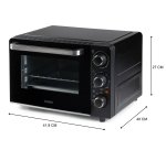 DOMO Four 'Bake and Snack' - 20 L - 1300 W
