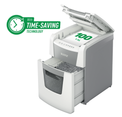 Destructeur Leitz IQ Auto+ Small Office 100P5 - coupe micro