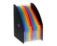 Trieur porte-revues extensible 12 onglets A4 - Rainbow Class - VIQUEL